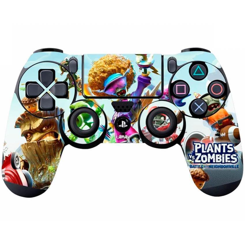 Calcomania Skin Ps4 Joystick Plants Vs Zombies P-451